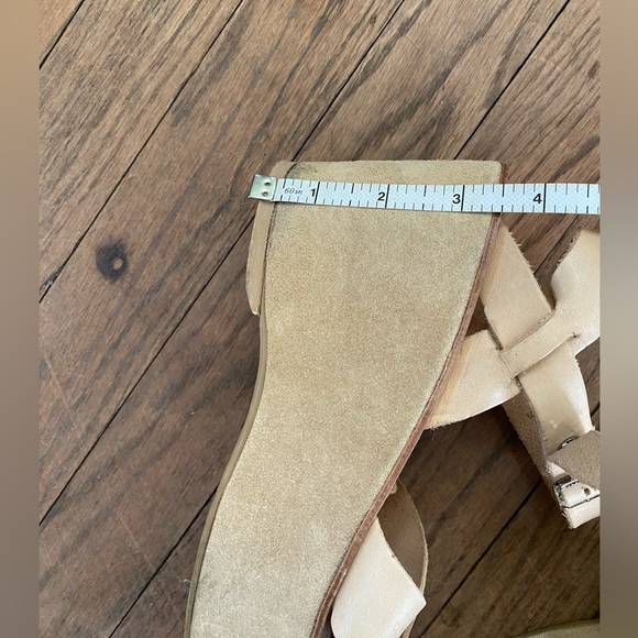 Kork-ease natural leather platform sandals, size 9 - Picture 2 of 8